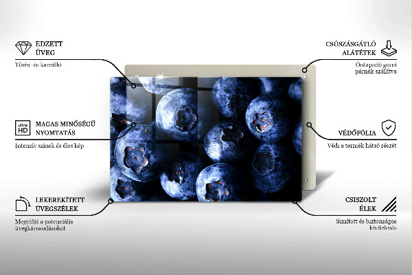 Kitchen worktop saver Berries close-up