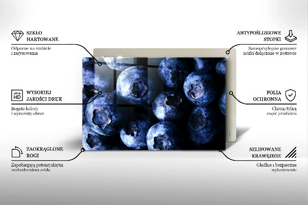 Kitchen worktop saver Berries close-up