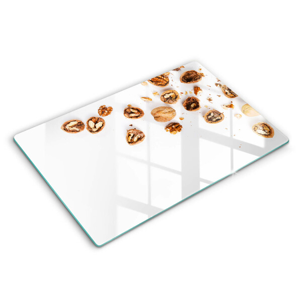 Kitchen worktop saver Nuts on a white background