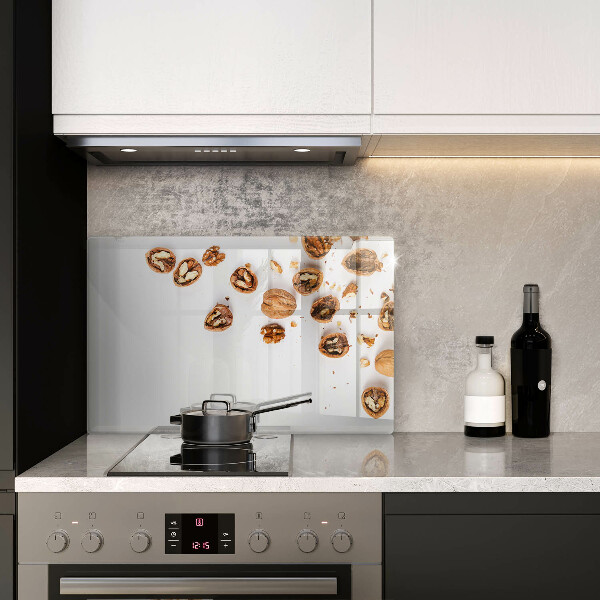 Kitchen worktop saver Nuts on a white background