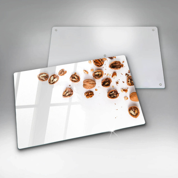 Kitchen worktop saver Nuts on a white background