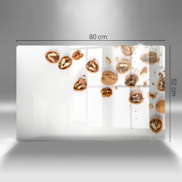 Kitchen worktop saver Nuts on a white background