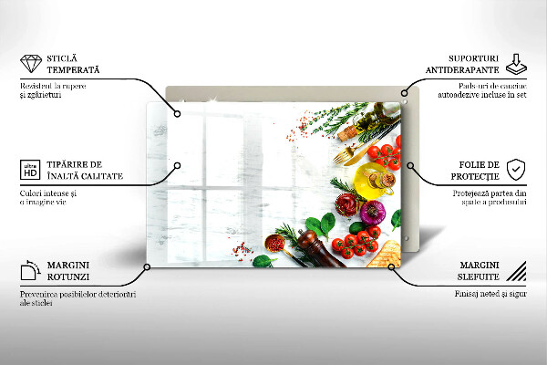 Kitchen worktop saver Vegetables and spices