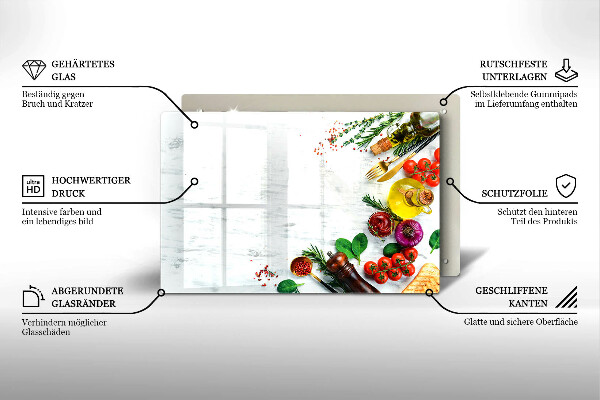 Kitchen worktop saver Vegetables and spices