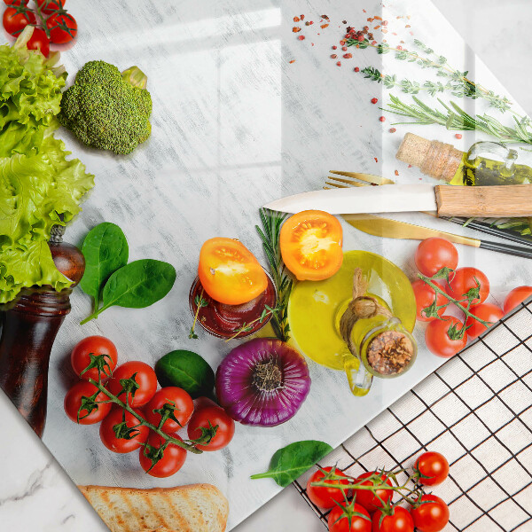 Kitchen worktop saver Vegetables and spices