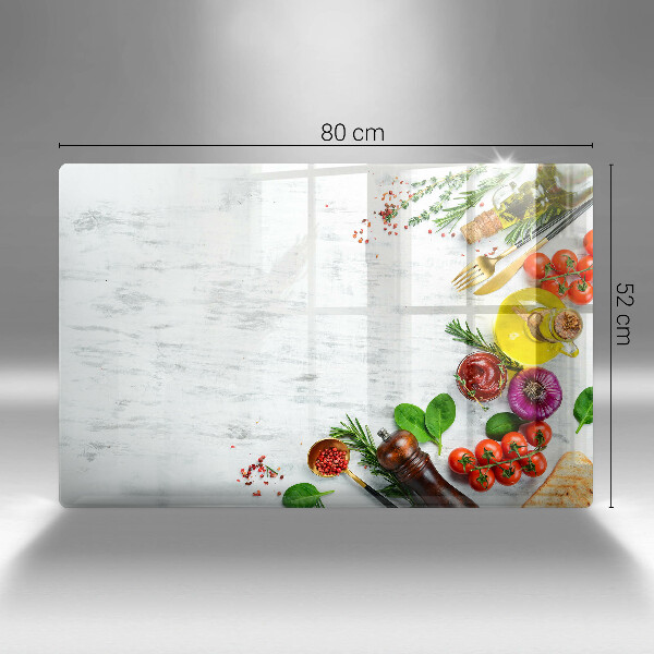 Kitchen worktop saver Vegetables and spices