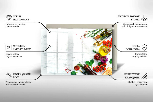 Kitchen worktop saver Vegetables and spices