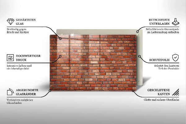 Worktop saver Brick wall
