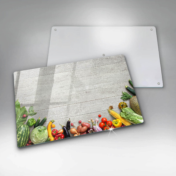 Worktop saver Vegetables on the boards