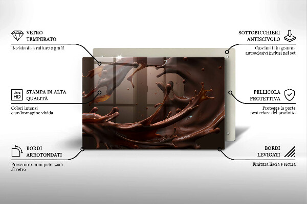 Worktop saver Liquid chocolate