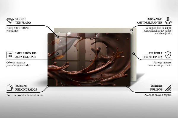 Worktop saver Liquid chocolate