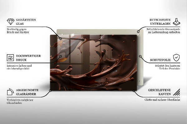 Worktop saver Liquid chocolate