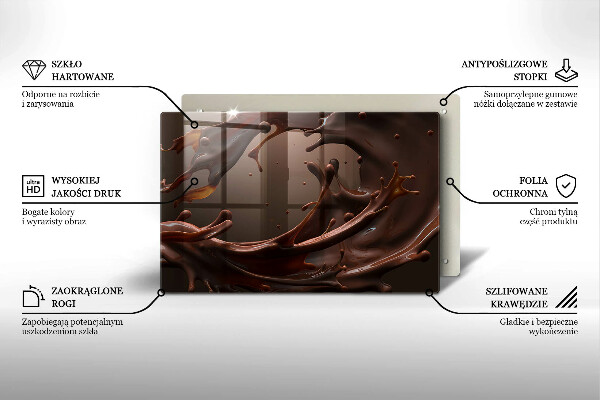 Worktop saver Liquid chocolate