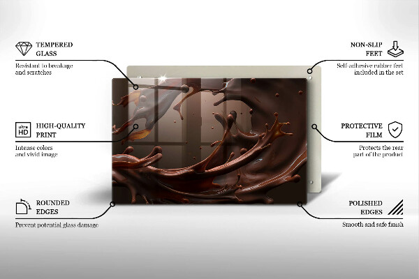 Worktop saver Liquid chocolate