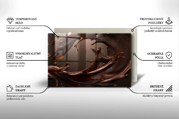 Worktop saver Liquid chocolate