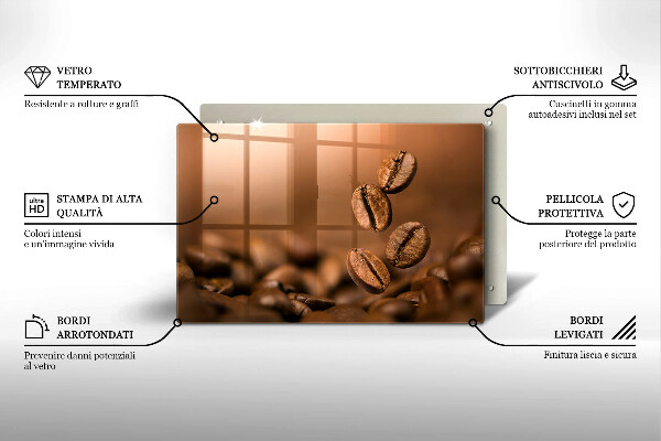 Worktop saver Coffee beans