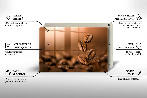 Worktop saver Coffee beans