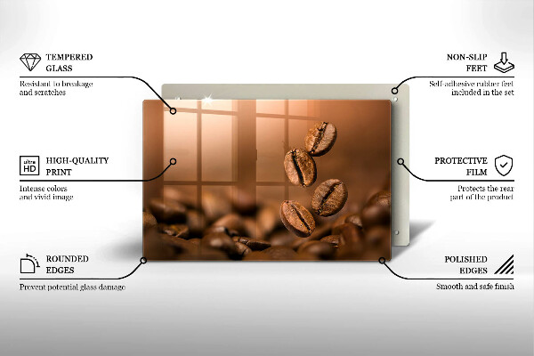Worktop saver Coffee beans