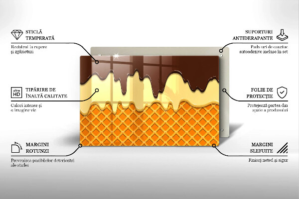 Worktop saver Illustration of ice cream