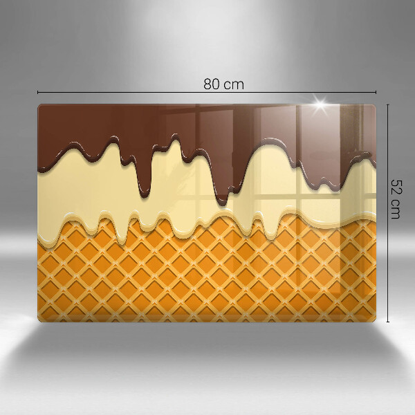 Worktop saver Illustration of ice cream