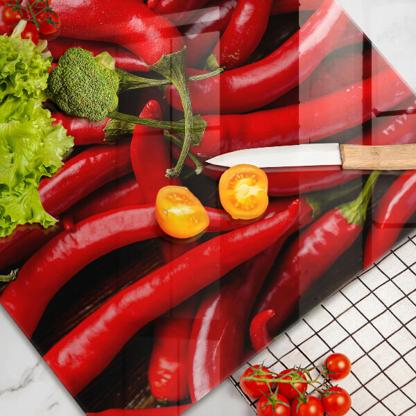 Work surface savers Hot chili peppers