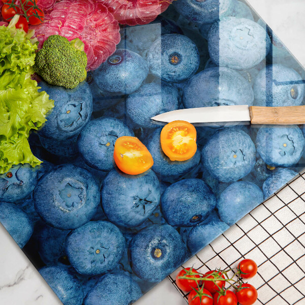 Work surface savers Fruit of raspberry and blueberries