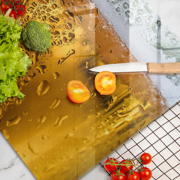 Work surface savers Wet glass of beer