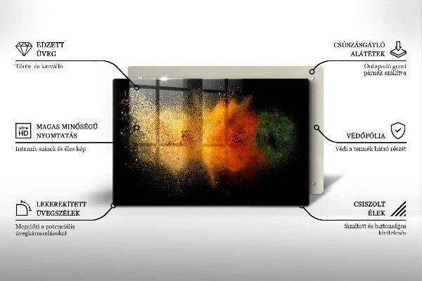 Work surface savers Colorful spices
