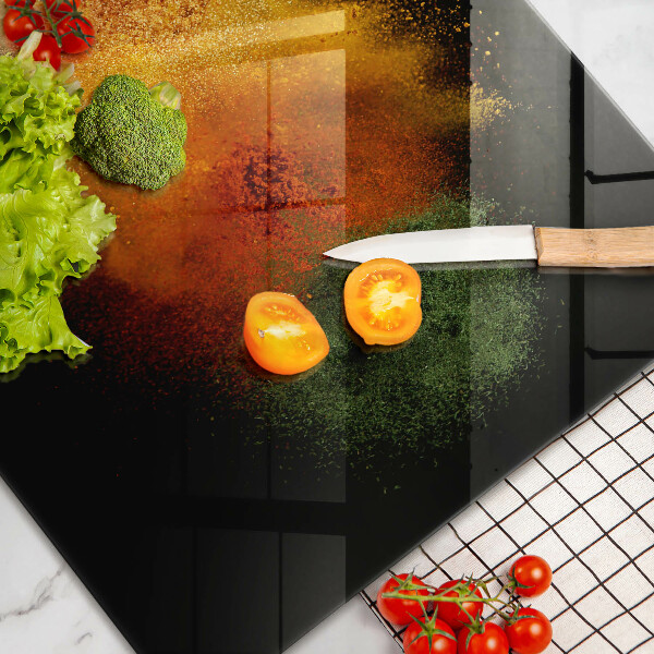 Work surface savers Colorful spices