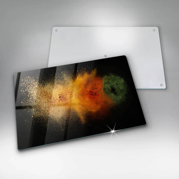 Work surface savers Colorful spices