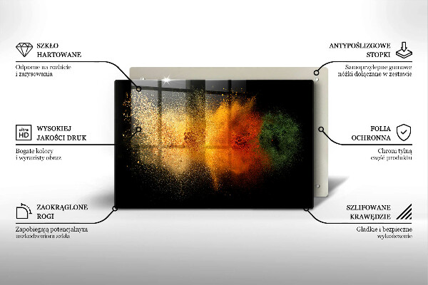 Work surface savers Colorful spices