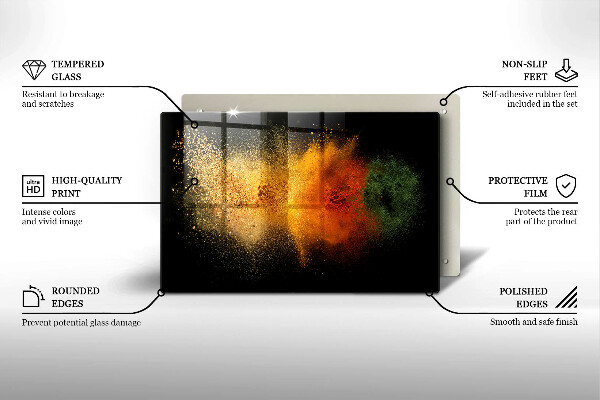 Work surface savers Colorful spices