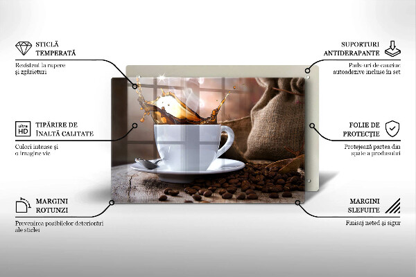 Worktop saver Cup and coffee beans