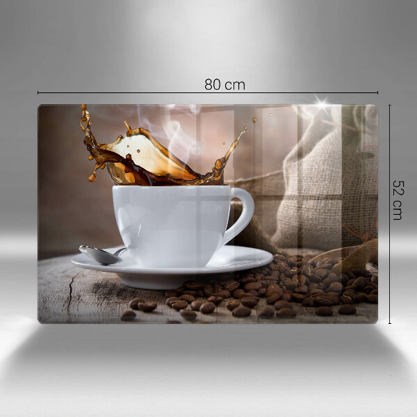 Worktop saver Cup and coffee beans