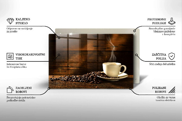 Worktop saver Coffee cup wood