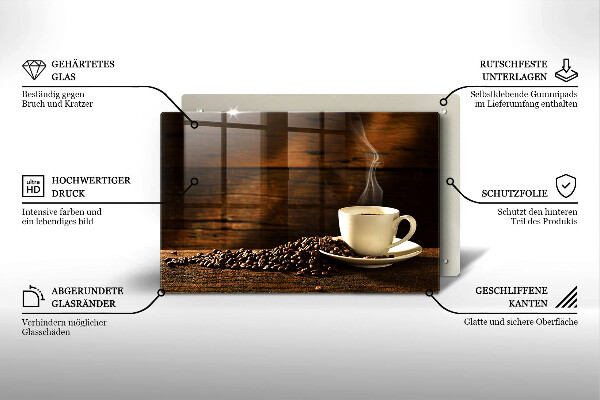 Worktop saver Coffee cup wood