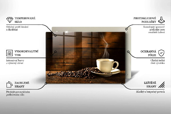 Worktop saver Coffee cup wood