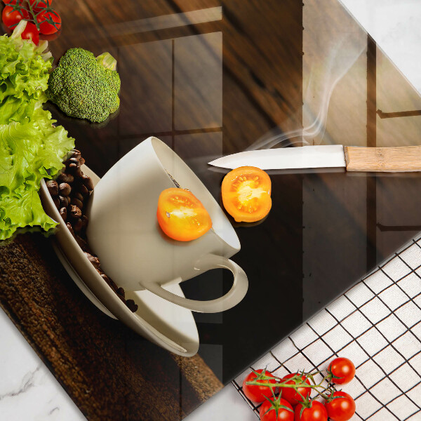 Worktop saver Coffee cup wood