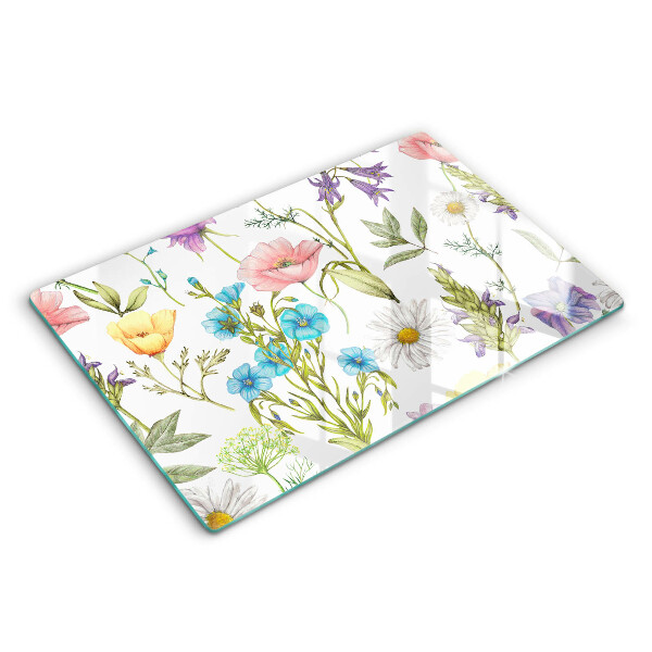 Worktop protector Flowers illustration