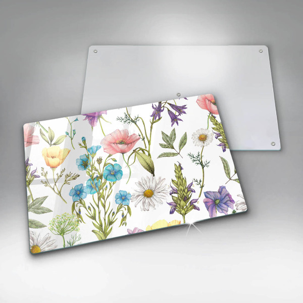 Worktop protector Flowers illustration