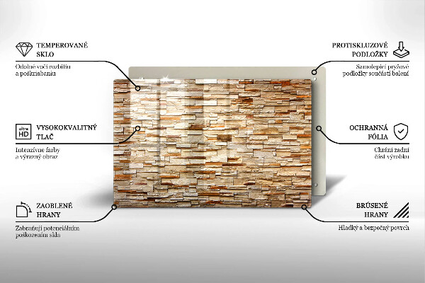 Worktop saver Decorative texture stones