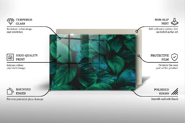 Worktop saver Jungle leaves