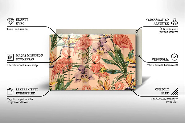 Worktop saver Flaminga illustration