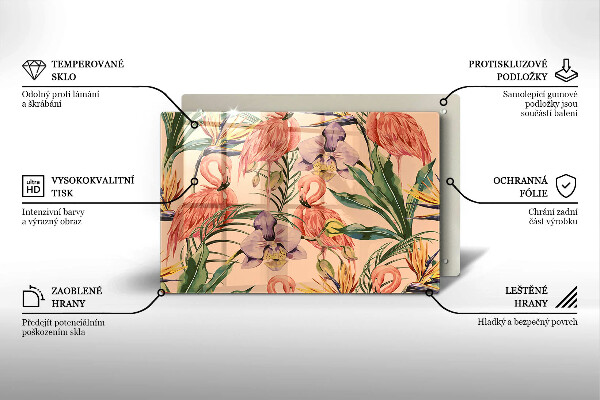 Worktop saver Flaminga illustration