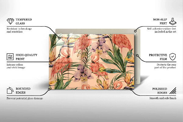 Worktop saver Flaminga illustration