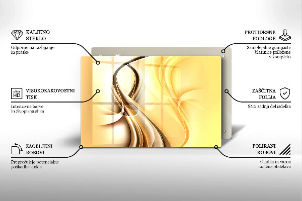 Induction hob protector Abstraction of smoke