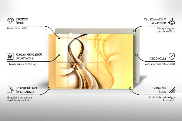 Induction hob protector Abstraction of smoke