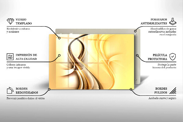 Induction hob protector Abstraction of smoke