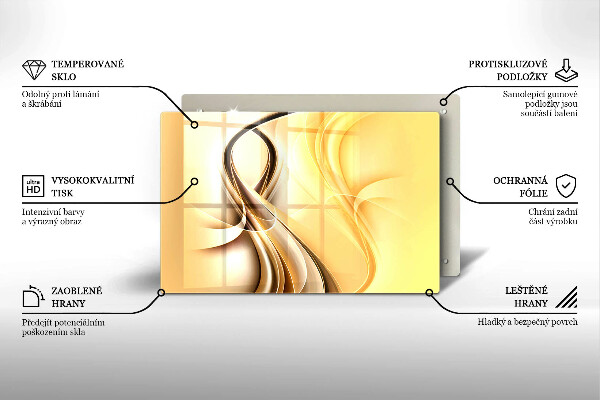 Induction hob protector Abstraction of smoke