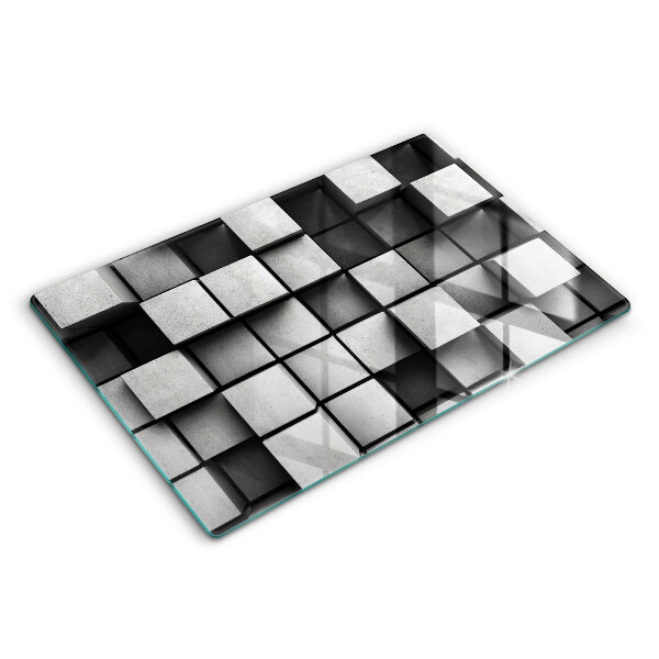 Worktop saver 3D square abstraction